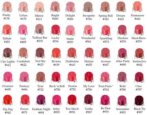 dior rouge 263|Dior lipstick color chart.